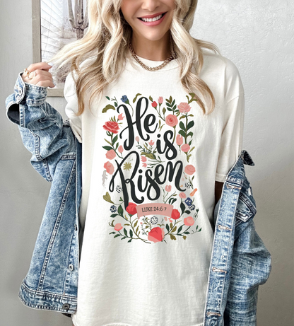 He Is Risen (Floral)