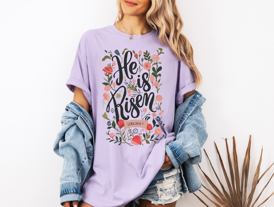 He Is Risen (Floral)