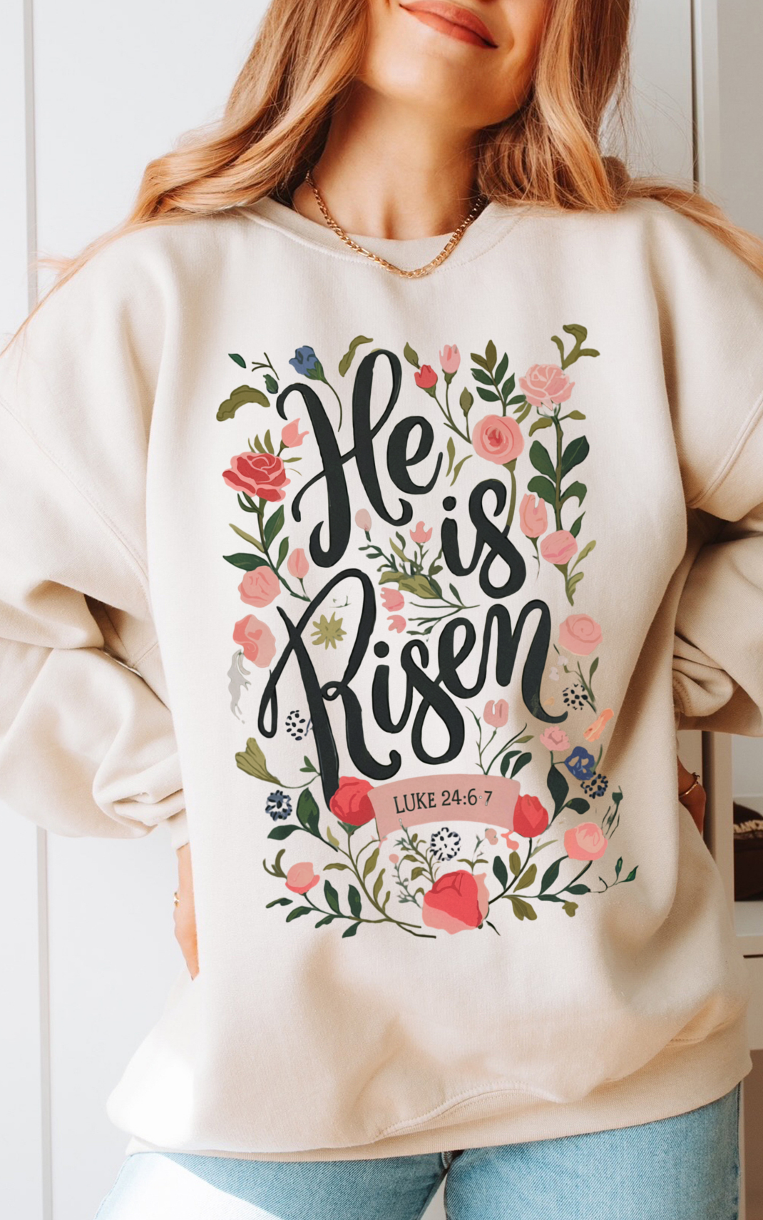 He Is Risen (Floral)