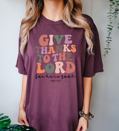 Give Thanks to the Lord