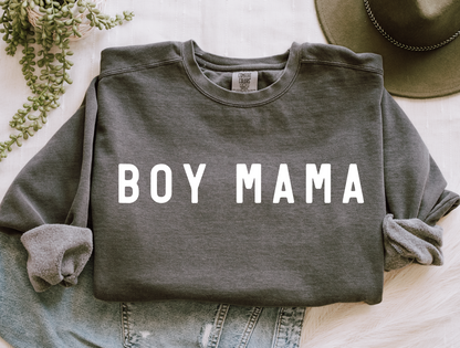 BOY MAMA - Comfort Color Sweatshirt