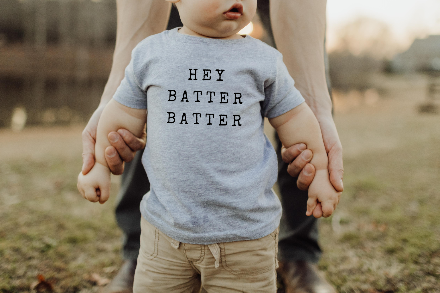 Hey Hey Baseball - Toddler Tee