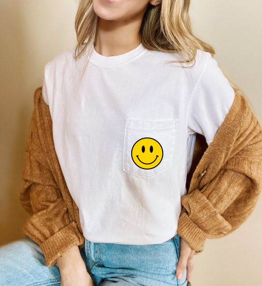 Smiley Pocket Tee