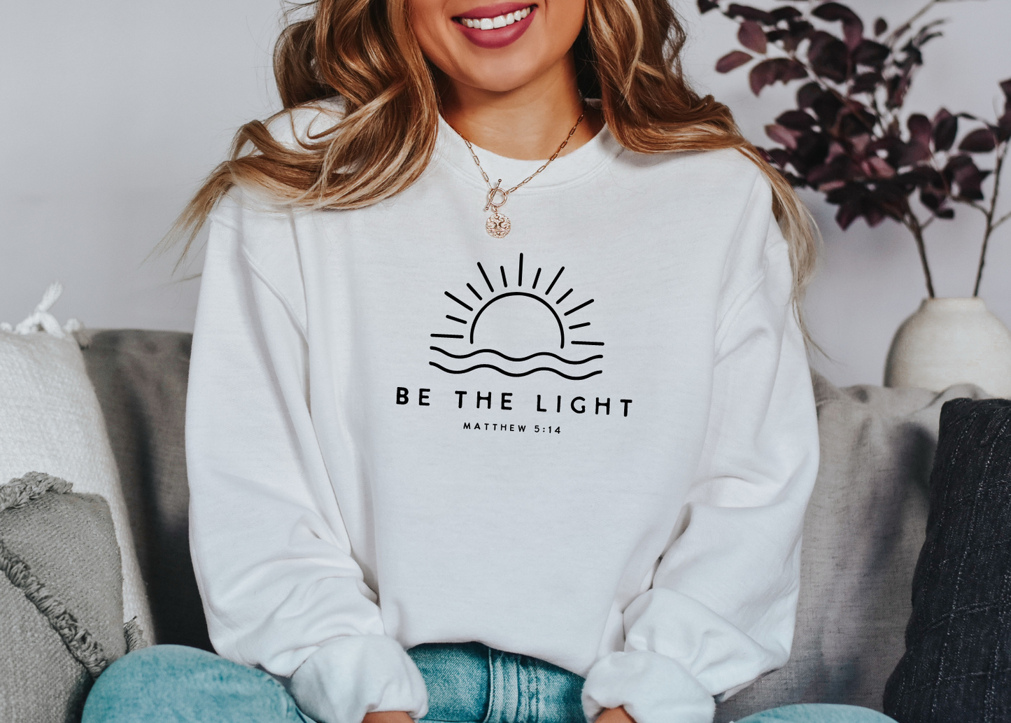 Be The Light - Crewneck Sweatshirt